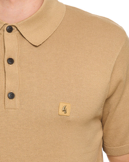 Gabicci Vintage Jackson Strickpolo Sandstein