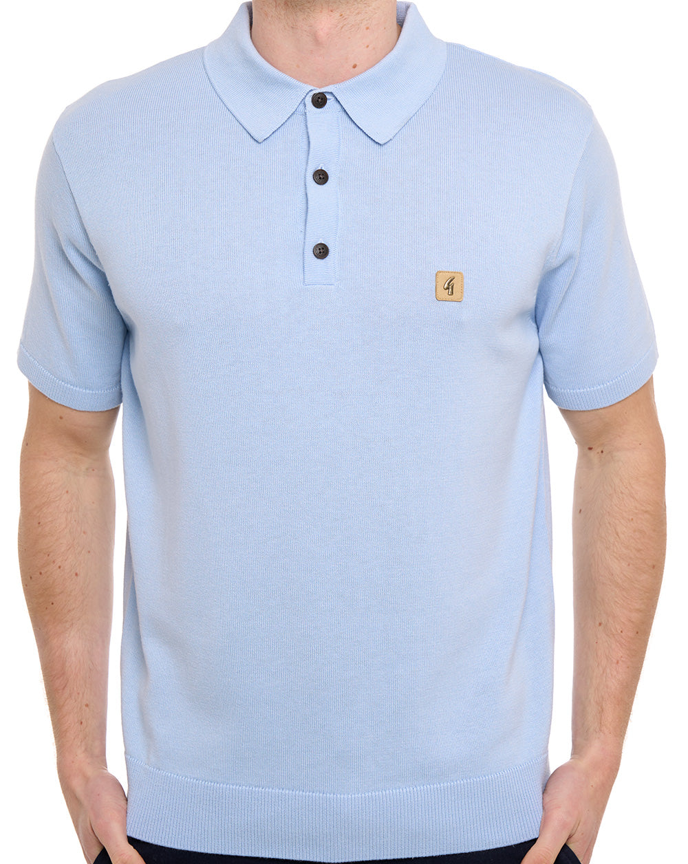 Gabicci Vintage Jackson Strickpolo Surfblau