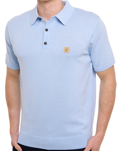 Gabicci Vintage Jackson Strickpolo Surfblau