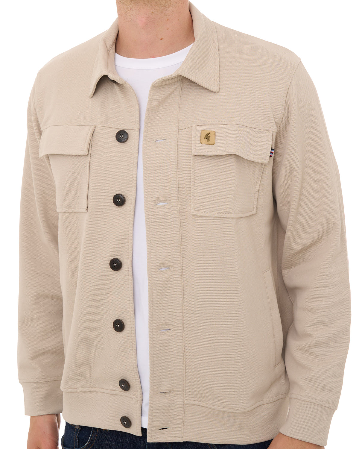 Gabicci Vintage Leigh Workwear Jacket Cement