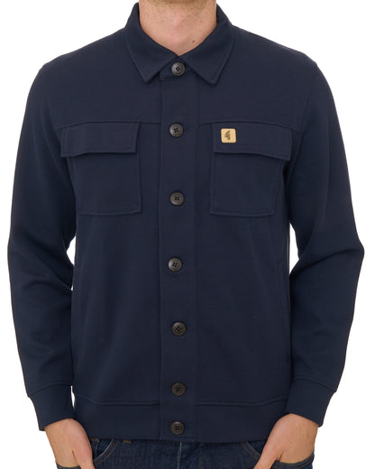Gabicci Vintage Leigh Workwear Jacket Navy