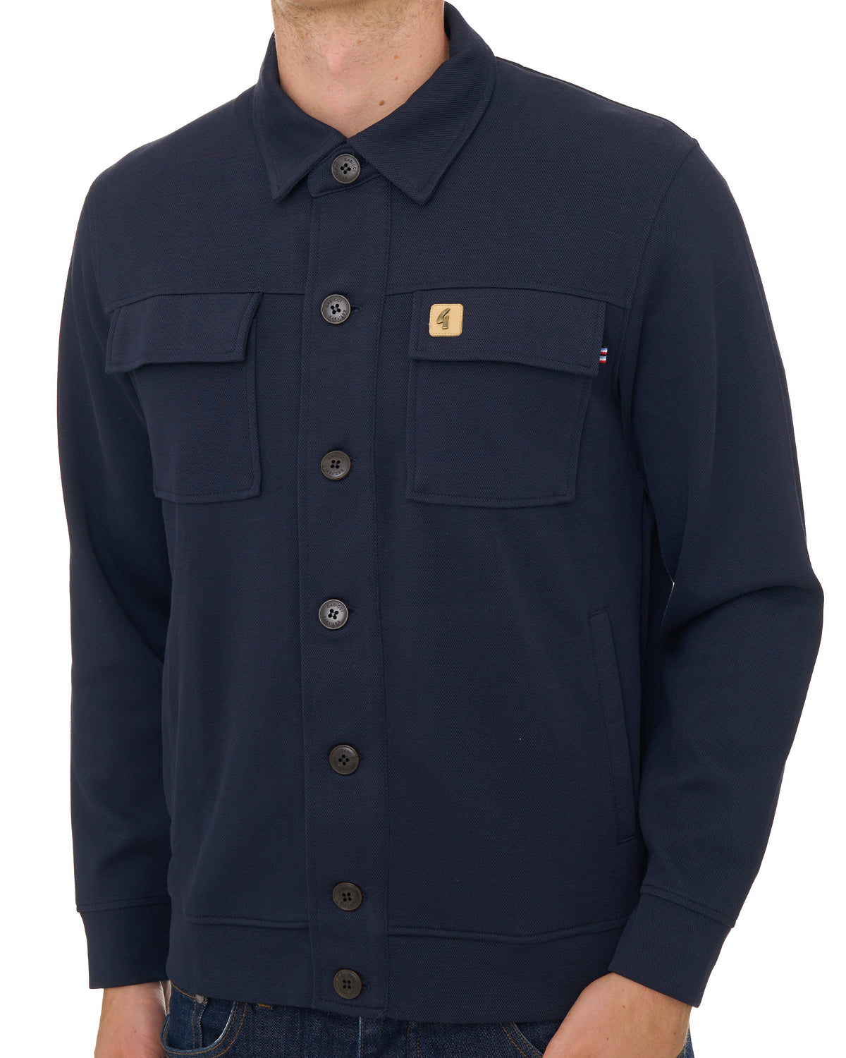 Gabicci Vintage Leigh Workwear Jacket Navy