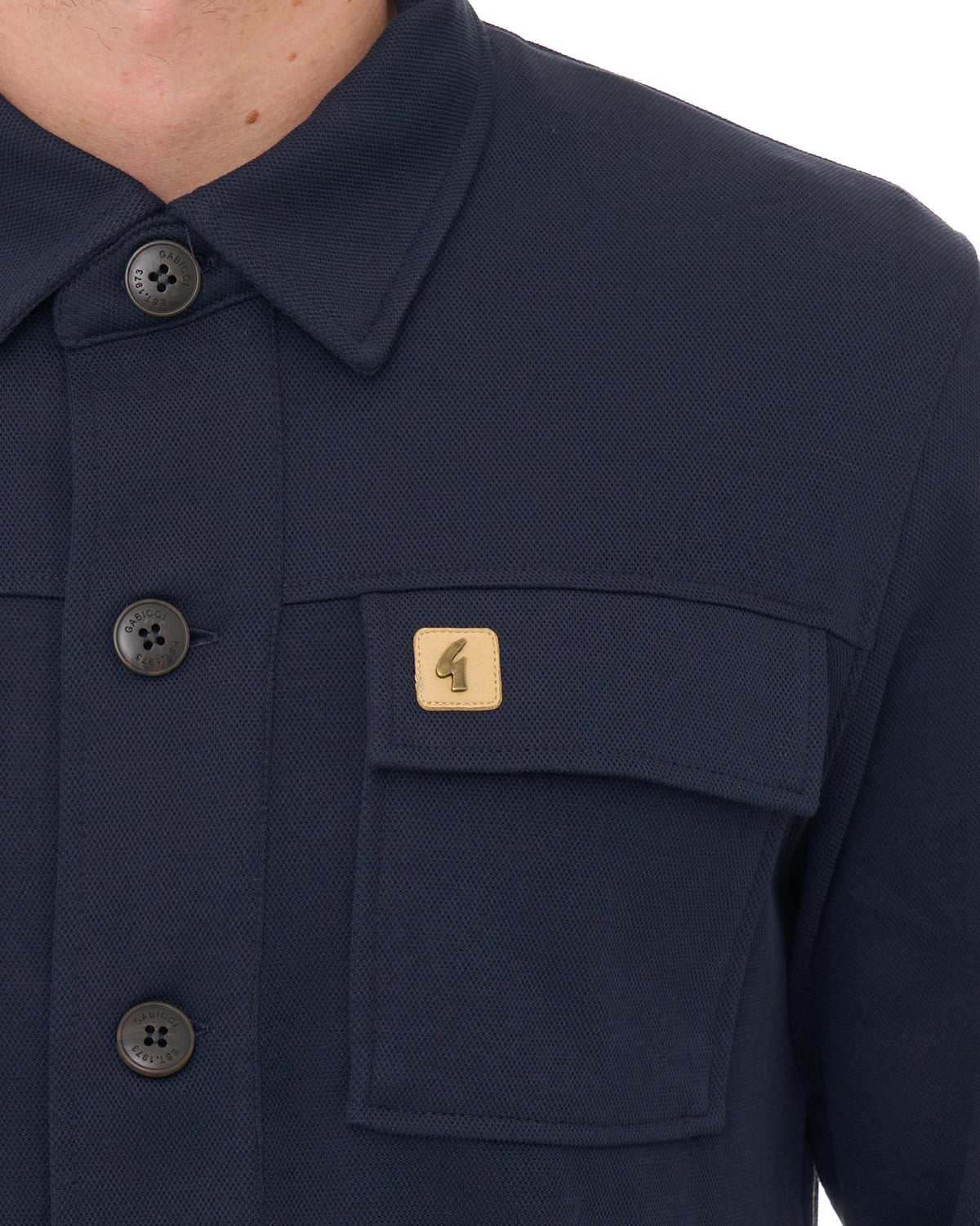 Gabicci Vintage Leigh Workwear Jacket Navy