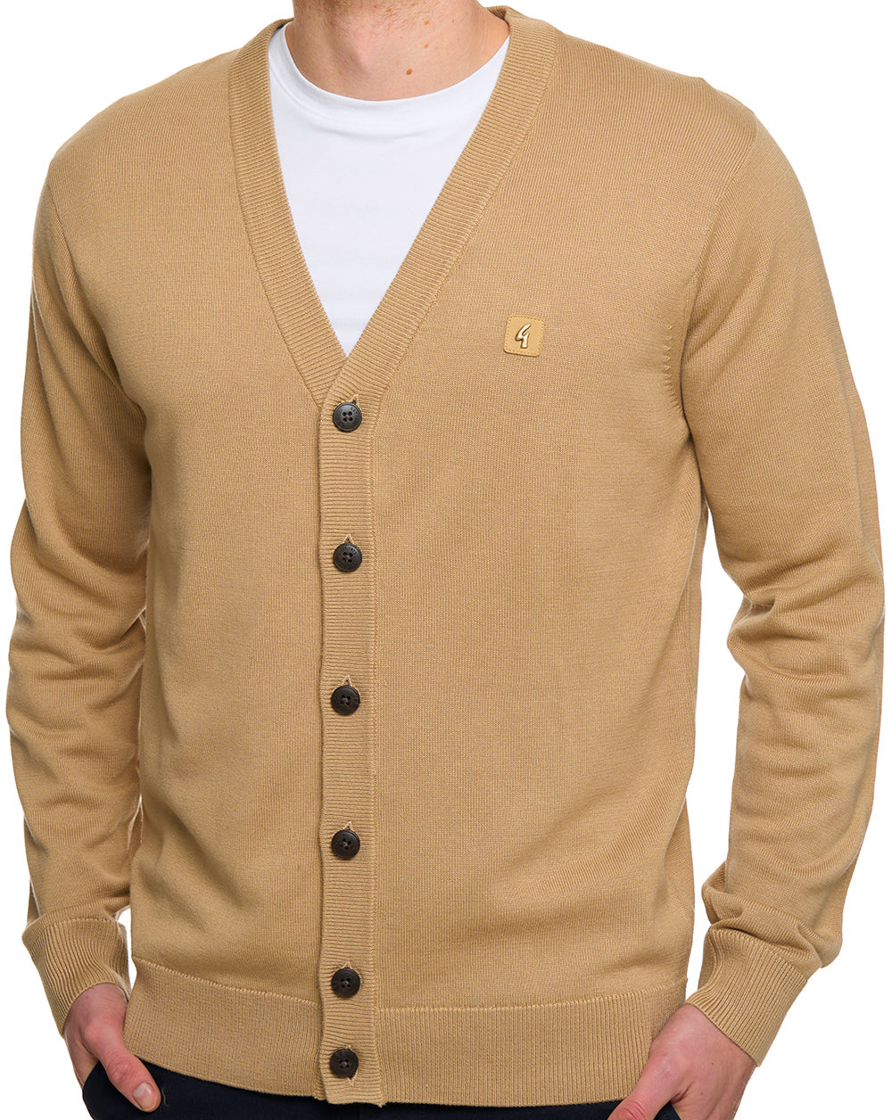 Gabicci Vintage Strickjacke Sandstein