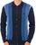 Gabicci Vintage Pedro Full Button Knit Navy