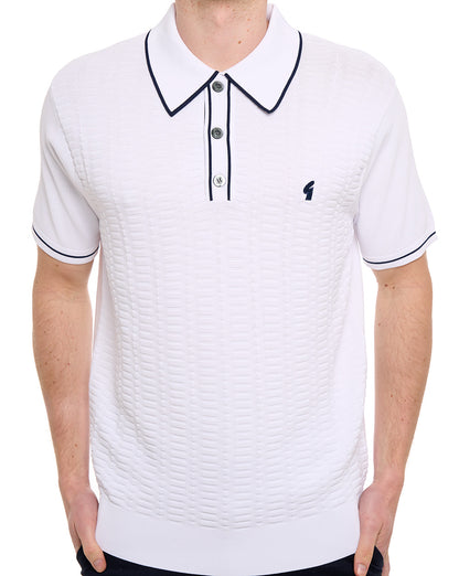 Gabicci Vintage Ronnie Archive Polo Weiß