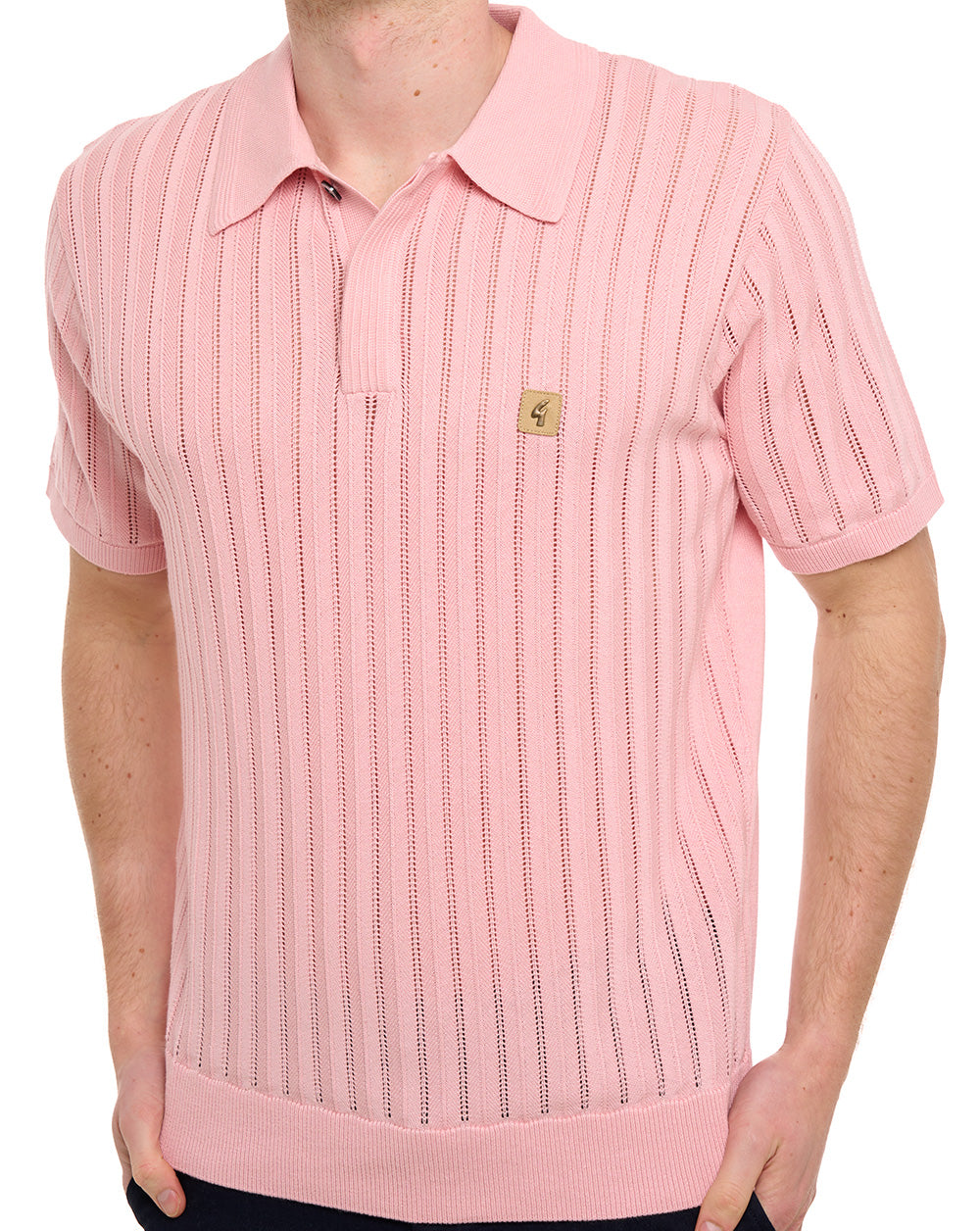Gabicci Vintage Woodall Strickpolo in Bonbonrosa