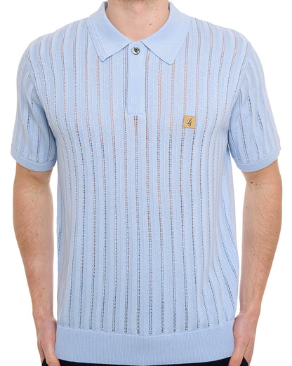 Gabicci Vintage Woodall Strickpolo Surfblau