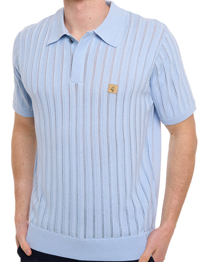 Gabicci Vintage Woodall Strickpolo Surfblau