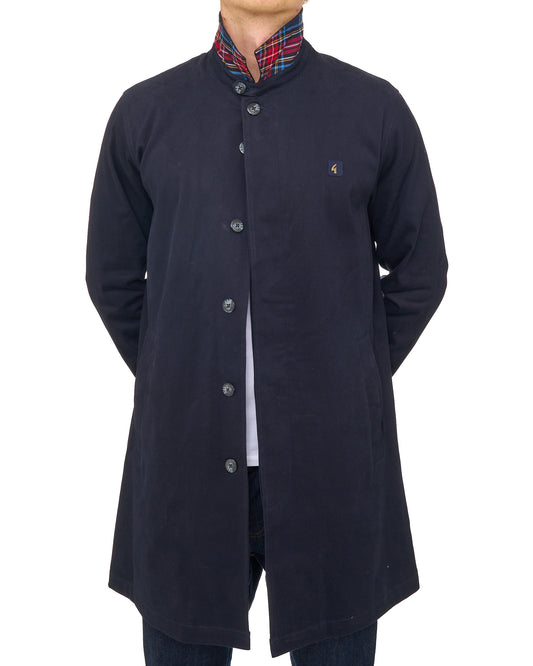 Gabicci Vintage Gabicci Vintage Houghton Mac Navy/Tartan