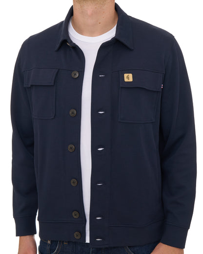Gabicci Vintage Leigh Workwear Jacket Navy