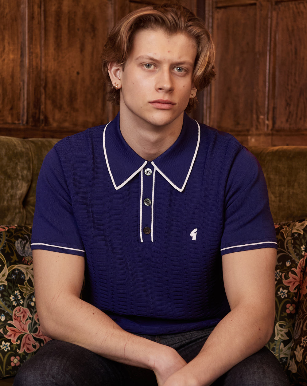 Gabicci Vintage Ronnie Archive Polo Navy