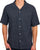 Gant Cotton Linen Print SS Shirt Faded Denim