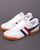 Gola Harrier Leather Trainer White / Navy / Red