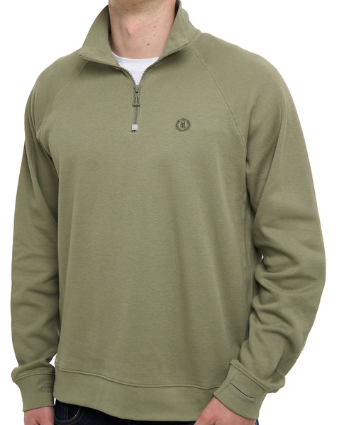 Henri Lloyd Hayle Qtr Zip Sweat Kelp