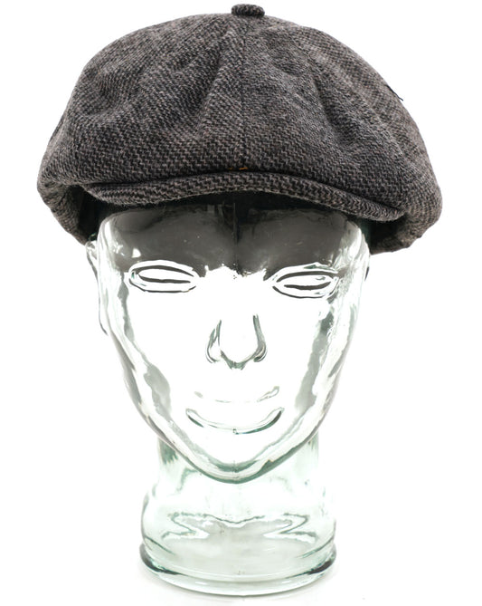 80S Casual Classics Heritage Traditions Baker Boy Cap, grauer Twill