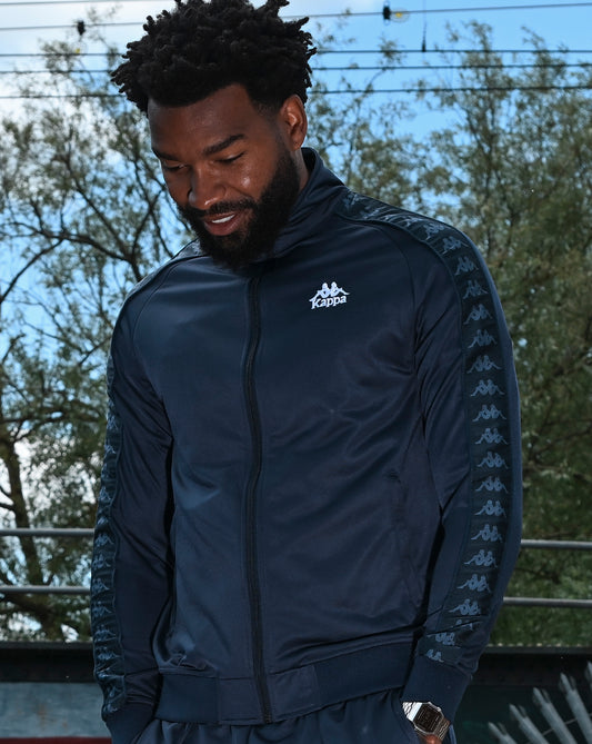 Kappa Kappa Lyman Track Top Blue Knight