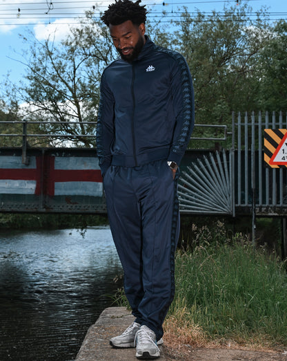 Kappa Lyman Track Top Blue Knight