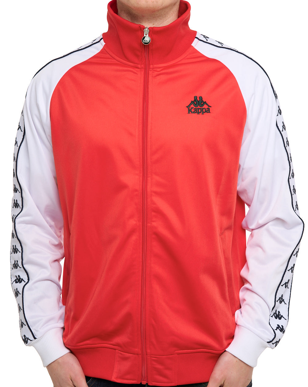 Kappa Uriah Track Top Red/White