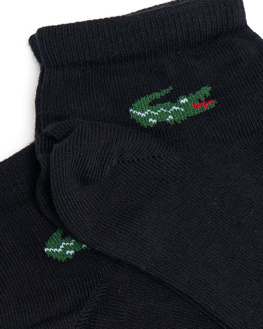 Lacoste Lacoste 3 Pack Ankle Socks Black
