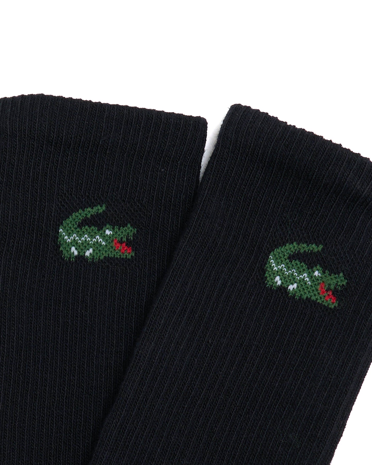 Lacoste 3 Pack Sports Socks Black