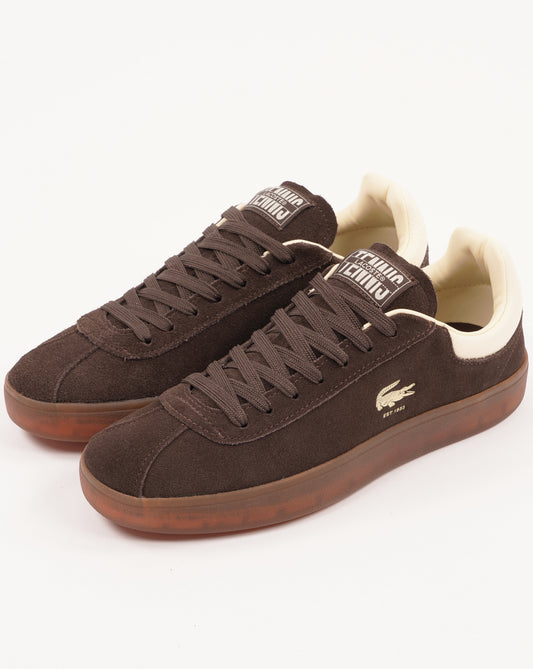 Lacoste Lacoste Baseshot Trainers Dark Brown/Gum