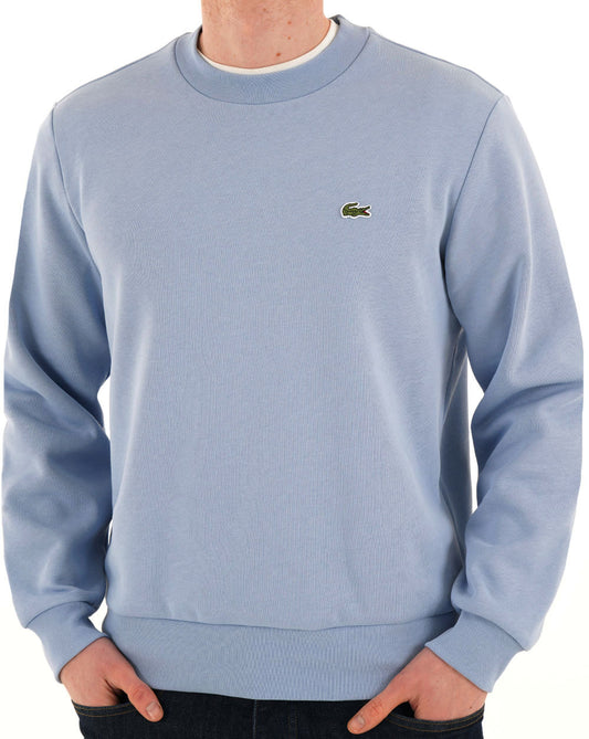 Lacoste Lacoste Sweatshirt aus gebürsteter Baumwolle, Himmelblau