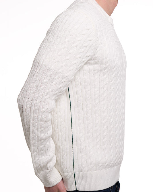 Lacoste Lacoste Zopfstrickpullover Mehl