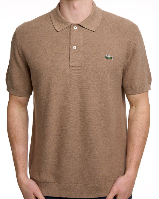 Lacoste Strickpolo Beige