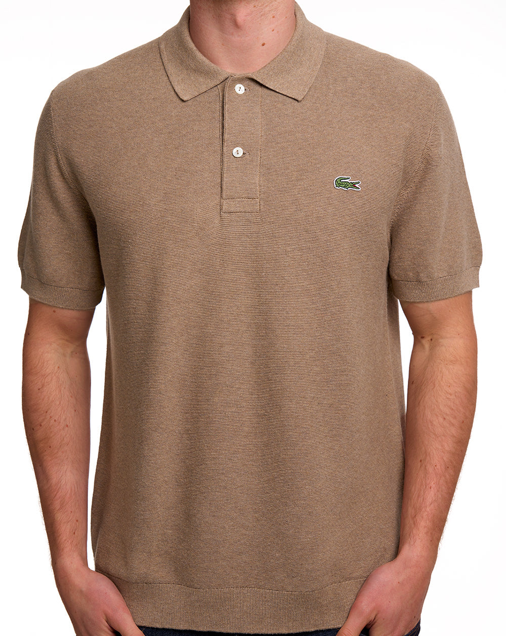 Lacoste Strickpolo Beige