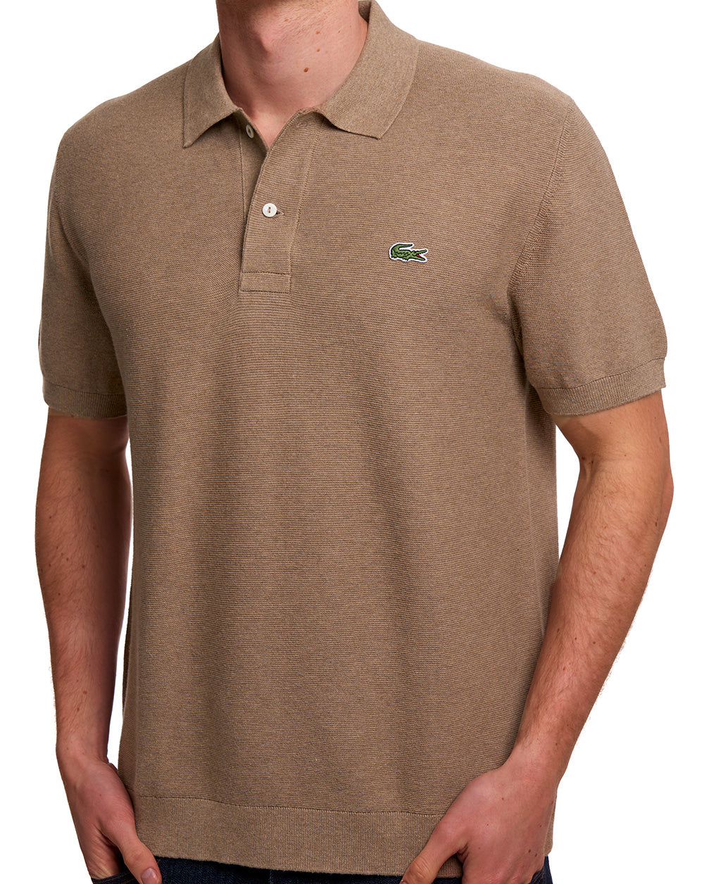 Lacoste Strickpolo Beige