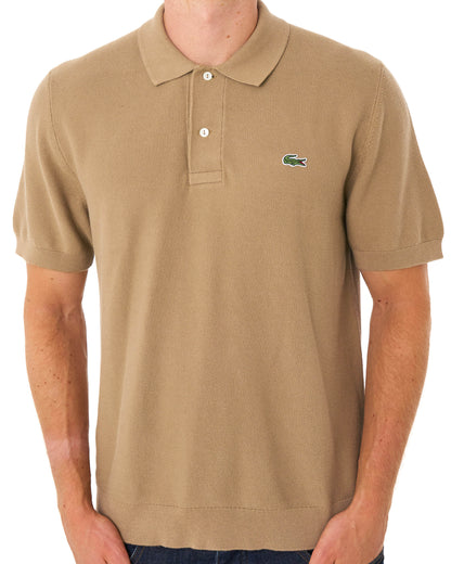 Lacoste Classic Fit Knitted Polo Camel