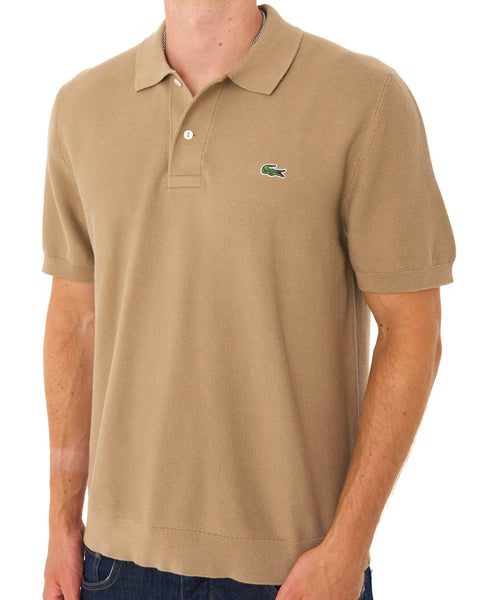 Lacoste Classic Fit Knitted Polo Camel