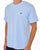 Lacoste – T-Shirt mit klassischer Passform, Himmelblau