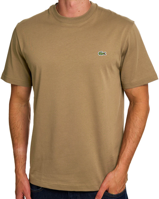 Lacoste Lacoste Classic Fit T Shirt Brown