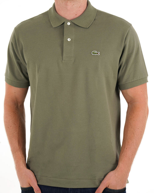 Lacoste Lacoste – Klassisches Poloshirt in Khakigrün