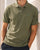 Lacoste – Klassisches Poloshirt in Khakigrün