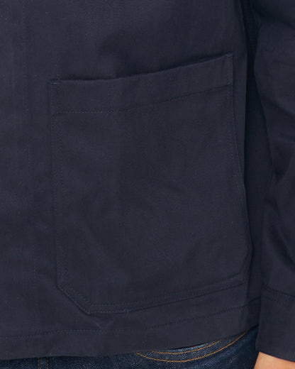 Lacoste Cotton Twill Overshirt Navy