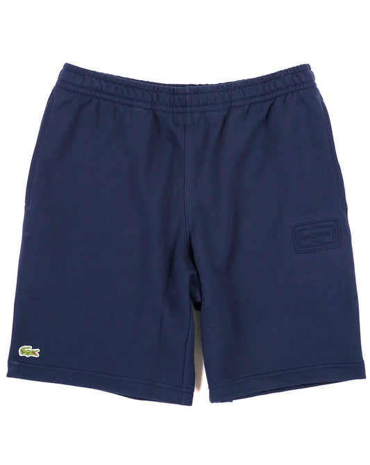 Lacoste Shorts mit geprägtem Logo, Marineblau