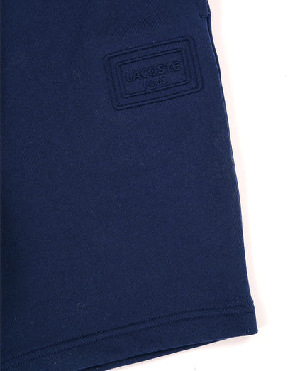 Lacoste Shorts mit geprägtem Logo, Marineblau