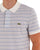 Lacoste Poloshirt mit feinen Streifen, Blau/Cremeweiß