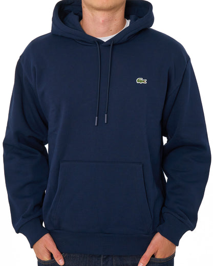 Lacoste Fleece Hoodie Navy Blue