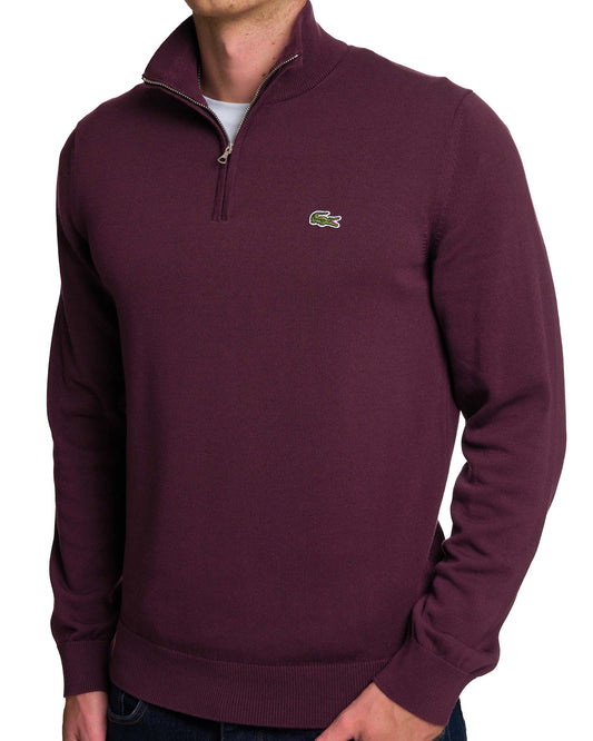 Lacoste Lacoste Half Zip Knit Jumper Oxalis