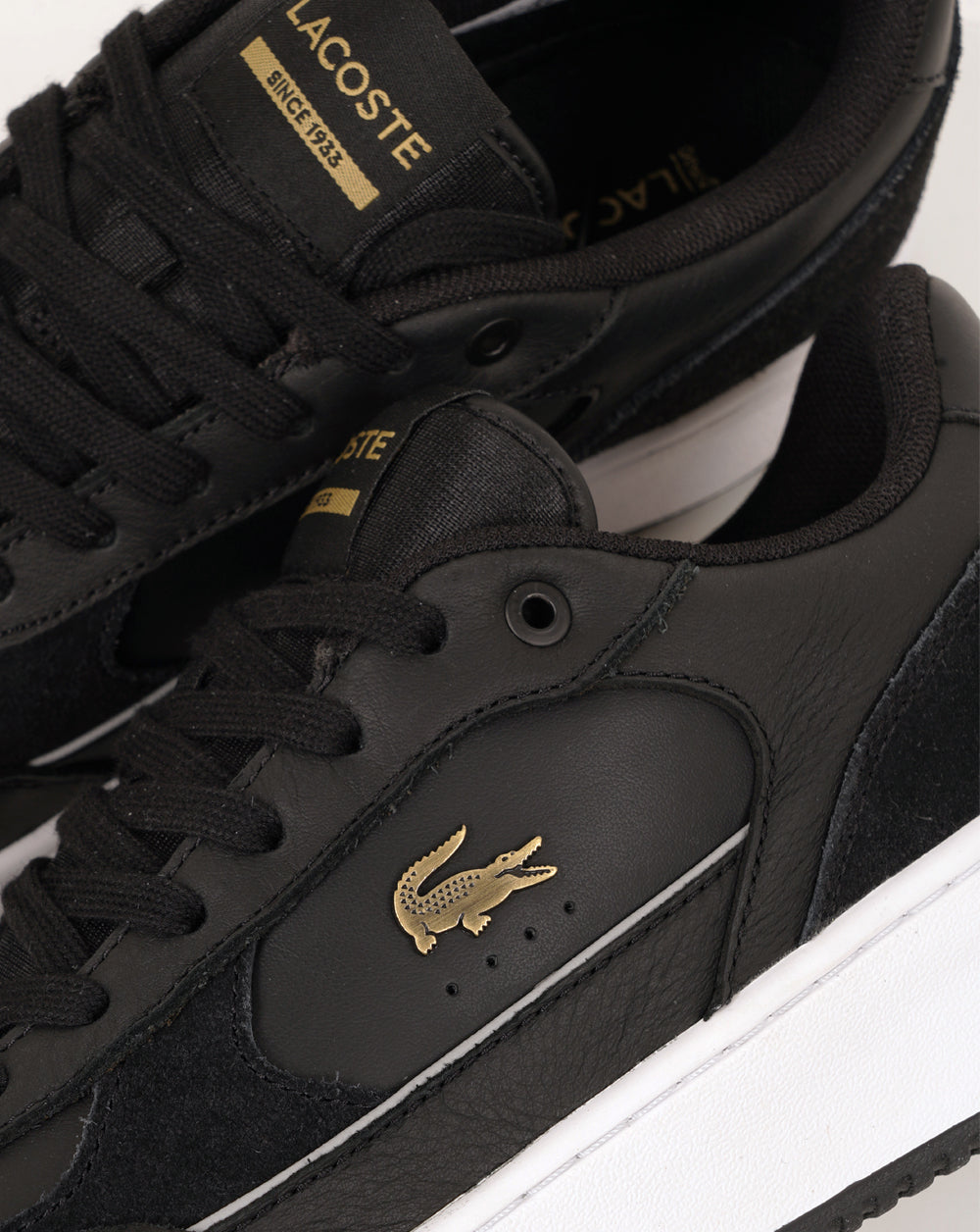Lacoste Schuhe L001 ACE Sneaker Schwarz/Weiß