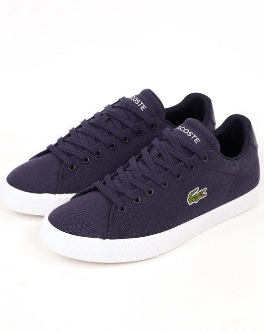 Lacoste Lacoste Lerond Set Canvas Trainers Navy/White
