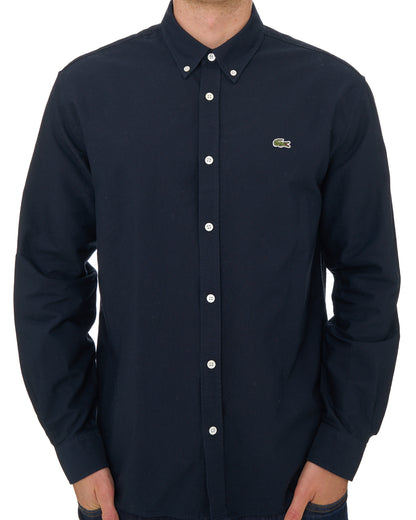Lacoste Regular Fit Oxford Shirt Navy