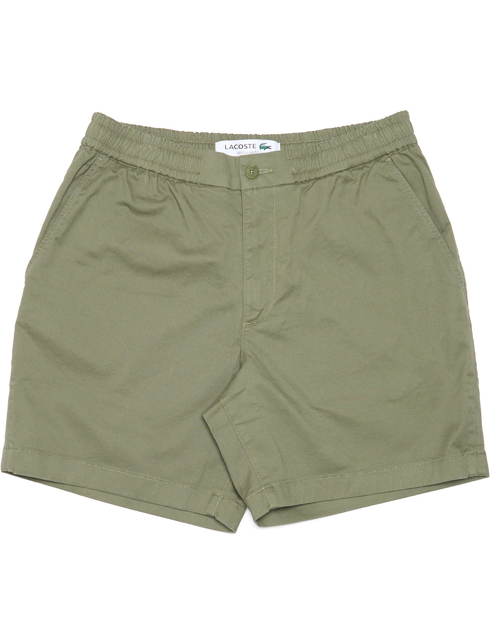 Lacoste Regular Fit Stretch Cotton Shorts Khaki
