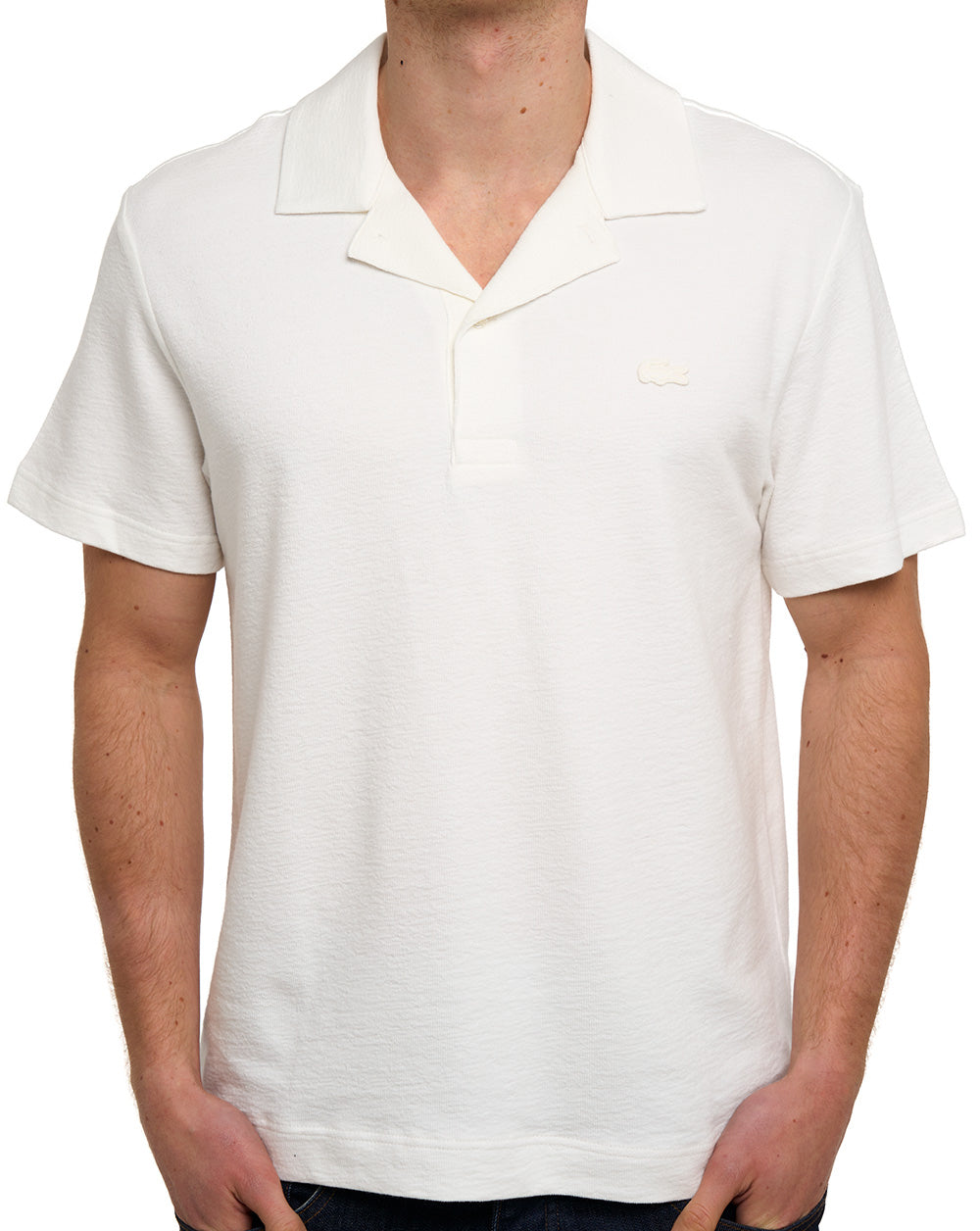Lacoste Polohemd mit Reverskragen, Mehl