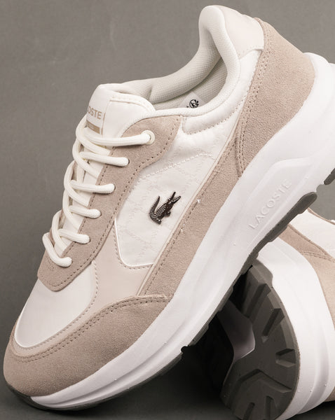 Lacoste Run Set Trainers Natural/Off White