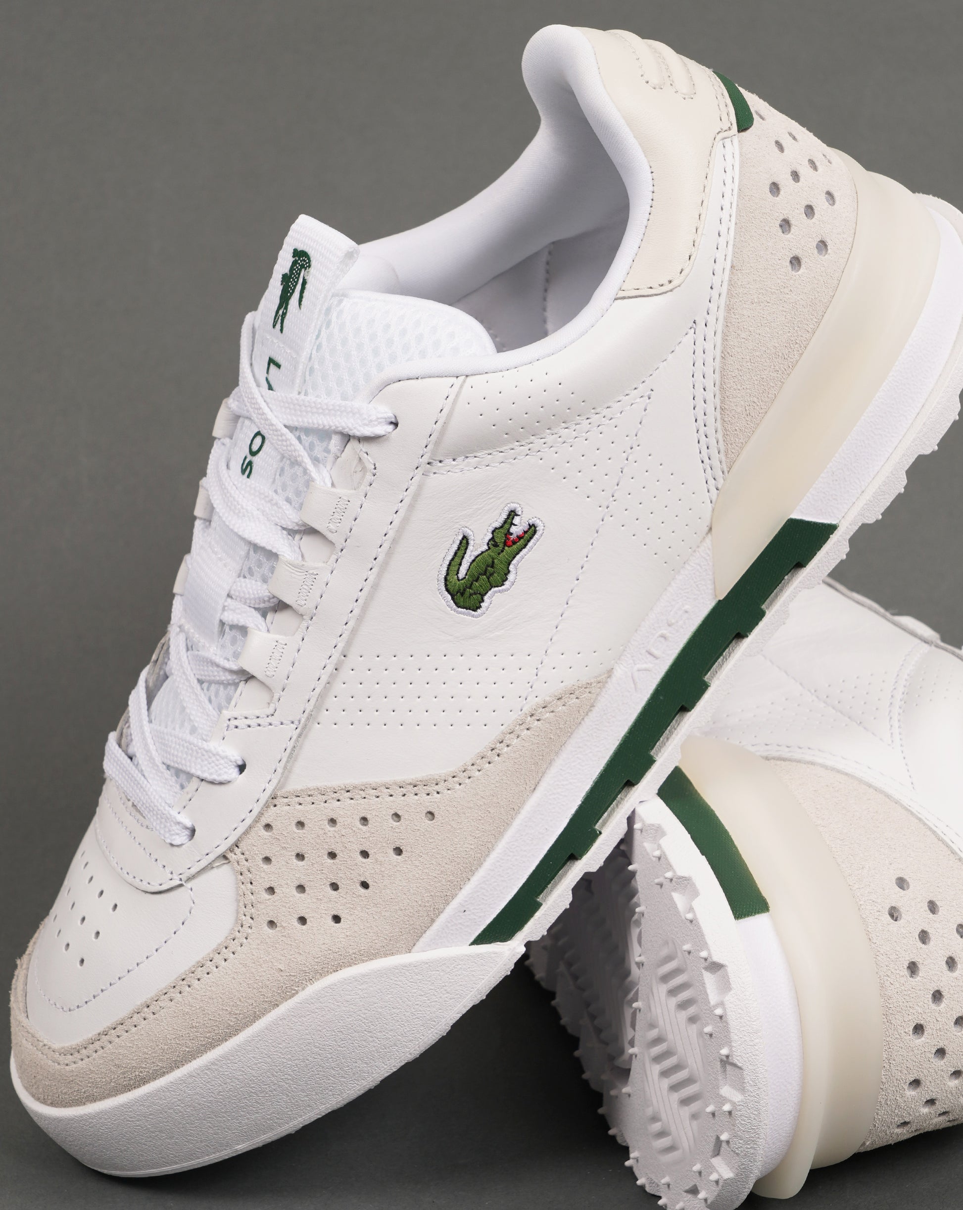 Lacoste Slam Break Trainers White/Off White